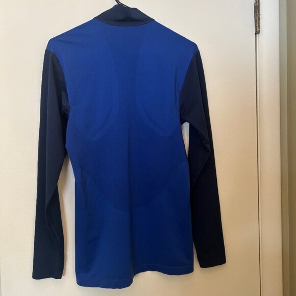 Patagonia navy/royal blue performance half-zip sz L - Picture 7 of 8